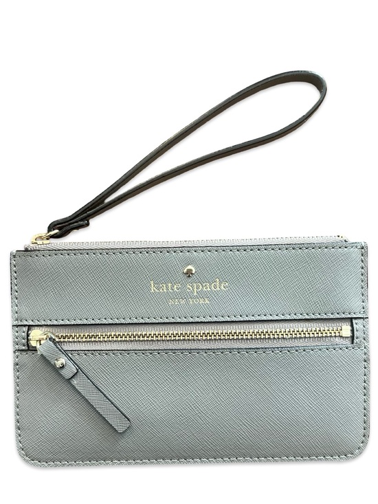 kate spade Handbags - Kate Spade Gray Wristlet Wallet
